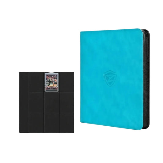 Card Binder mit 6 Taschen Desing - hell blau